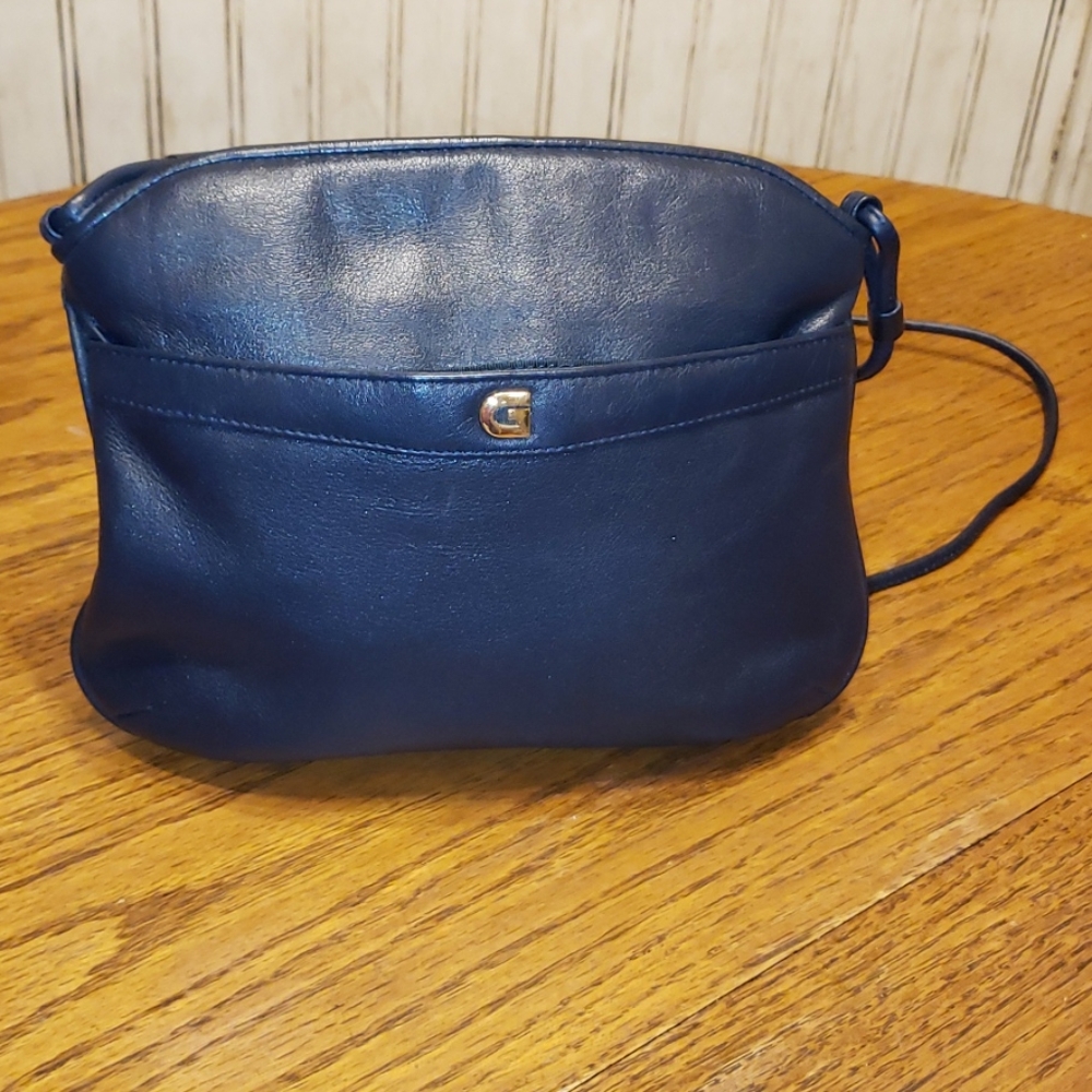 Ganson dark blue small purse
